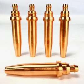 5-Pack Cutting Torch Tips G02 Acetylene & G03 Propane LP fits Airco Concoa by BLUEROCK for CG-30, CG-211, CG-211Y (5-Pack Acetylene G02#2)