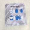 Cozy polar bear handmade nail tips - Mediaval / 포근포근