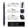 Mitsubishi Pencil Oil Based Ballpoint Pen, Jetstream Edge, 0.38 Limited,