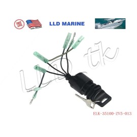 LLD_TK Honda Outboard Ignition Key Switch BF75 BF90 BF115 BF130 BF135 BF150 BF200 BF225