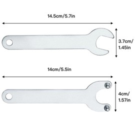 Hozzwhoo 12pcs Angle Grinder Flange Nut Wrench Set, 6 x 5.5 in, 14cm
