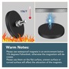 DIYMAG Magnet 6PCS 1/4inch Screw Hole Strong Rubber Coated Magnets