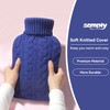 samply Hot Water Bottle with Knitted Cover, 2L Hot Water