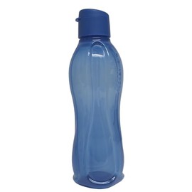 Tupperware To Go Eco 1000 ml Eco Easy Flip Top Drinking Bottle EcoEasy for Carbonated Drinking Bottle Blue