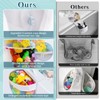 Dreamtop Saddle Shape 2 Compartment Bath Toy Storage Net, Bathroom