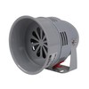 Mxfans AC110V MS-290 Grey Plastic Mini Motor Siren Sound Alarm