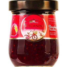 Tuscanini Premium Italian Raspberry Preserves, 11.64 oz Jar, Spreadable Fruit Jam, No High Fructose Corn Syrup, No Preservatives, Non GMO, Gluten Free
