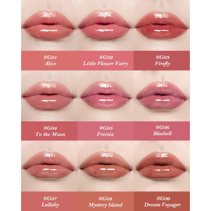 Brillo Labial Flower Knows Gloss Original Efecto Agua Corean