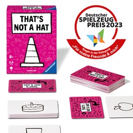 Ravensburger - 20954 That's not a hat - Party Game, Card Game for 3-8 People, Fun Entertainment from 8 Years