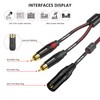 TIMEYES Dual RCA to XLR Y Cable - 3FT 3