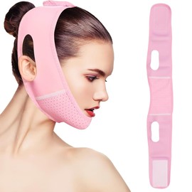 Gesichts-Schlankheitsgurt, V Gesichtsmasken, Wiederverwendbare V-Linienmask, Lifting-Maske, Gesichts-Schlankheitsgurt für Doppelkinn und schlaffe Gesichtshaut