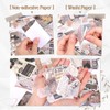 LIHAO 200PCS Vintage Scrapbook Paper Journaling Supplies Scrapbooking Material Paper