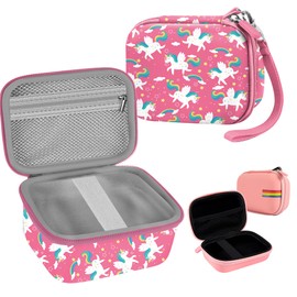 Leayjeen Kinderkamera Sofortdruck Etui und Fotopapier Etui, 2er-Pack Rosa, Kompatibel mit ASTGMI/GKTZ/AORILE/YIKANWEN/CAMCLID/YORKOO, Geburtstagsgeschenk für Jungen und Mädchen (nur Etui)