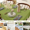 HX&OD Rectangular Tablecloth Cationic Fabric Waterproof Stain Resistant Wrinkle-Resistant for
