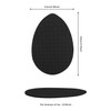 Makryn - Almohadillas antideslizantes para zapatos (3 pares), color negro