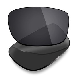 Mryok Replacement Lenses for Oakley Si Ballistic Shocktube OO9329 - Options Polarized - Stealth Black, One Size, Polarised - Stealth Black