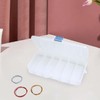 Generic Small Clear Storage Box Hair Tie Organizer Box for