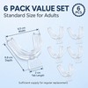 6 Pack Teeth Whitening Trays, Thermoplastic Teeth Mouth Guard Night