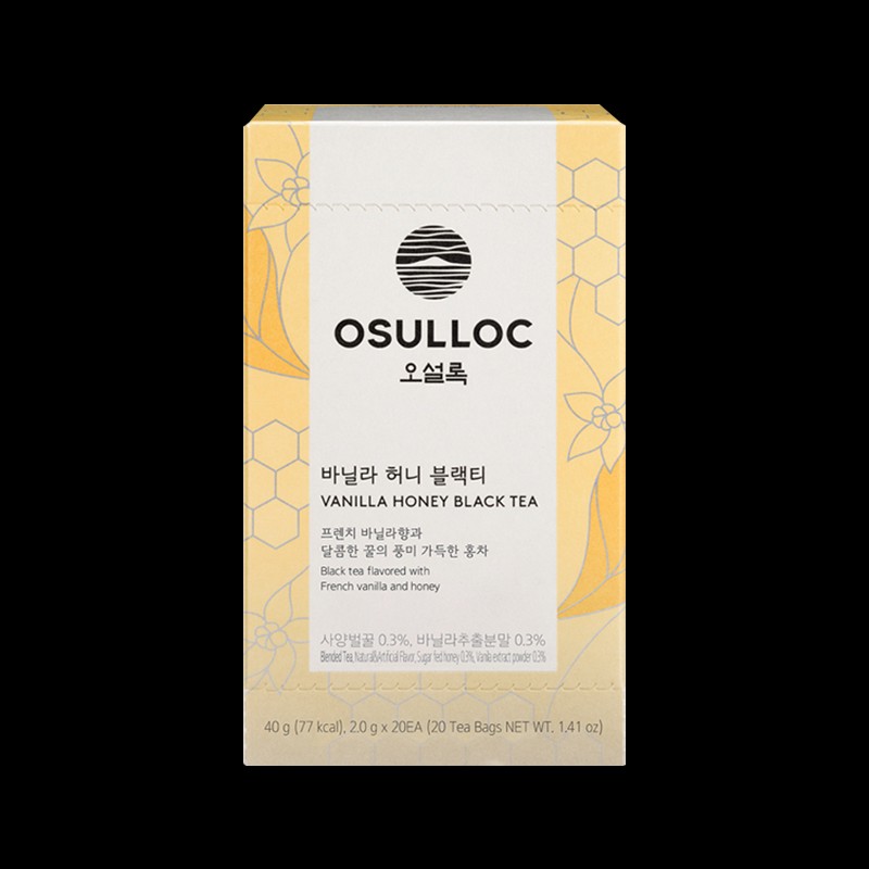 Osulloc [오설록]바닐라 허니 블랙티 20입 (원산지:상세설명참조) [OSULLOC] Vanilla Honey Black