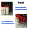 PeiDog Lipstick Holder, 24 Spaces Clear Acrylic Lipstick Organizer Cosmetic