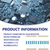 Innfeeltech 25 Pieces 3W 1% Tolerance 22 Ohm Metal Film