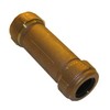 LASCO 160-304NL Brass Moody Compression Coupling, 1/2"/3/4"