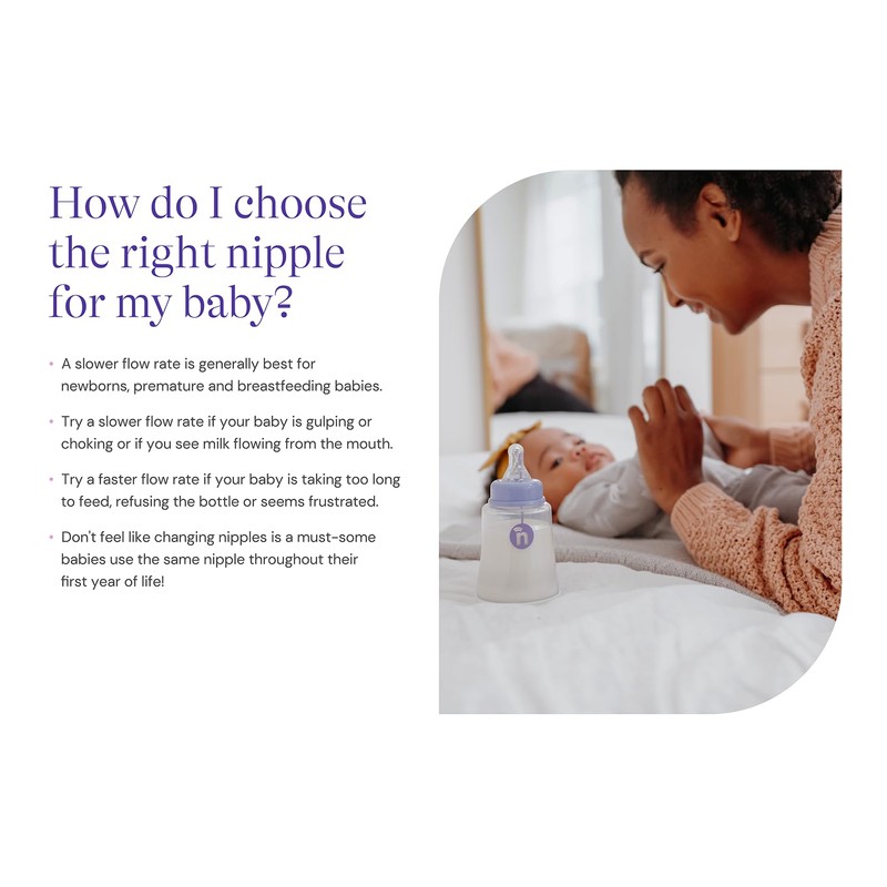 nfant | Nipple Flow Selection Kit, 4-Pack