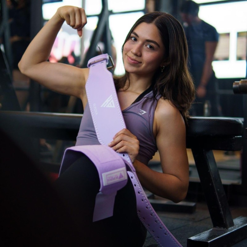 BURZKA Faja Cinturón Pesas Gym Crossfit Mujer Hombre Piel Premium