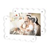 4x6 Acrylic Picture Frames 3 Pack, 10+10mm Thick Block, Magnetic