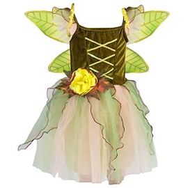 Petitebelle Fairy Costume Dress 1-10y (Olive Green, 4-6year)