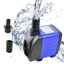 Conquerall CHA-2800 800GPH 3100L/H AC Submersible Pump 55W Adjustable High-Flow Water Pump for Aquariums, Hydroponic Systems, Waterfalls, Ponds, Soilless Plants and Pet Fountains