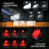 Bike Lights Set 1500LM USB Rechargeable Bicycle Headlight & Tail