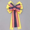 Military Support Troops Patriotic Flag Wreath Bow