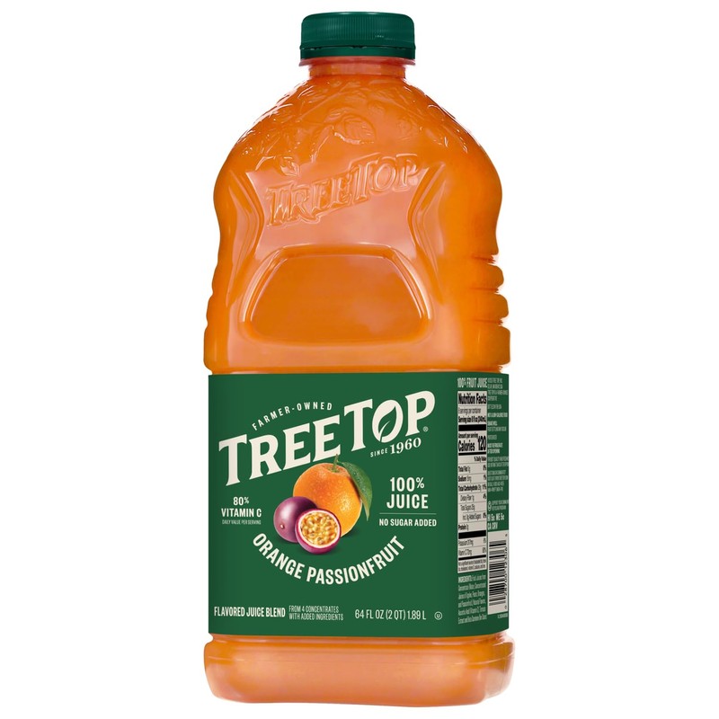 Tree Top Orange Passionfruit Juice, 64 Fl Oz (Pack of