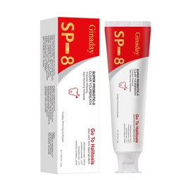 Sp-8 Ultra Whitening Toothpaste, Super Probiotic -8 Toothpaste with Probiotics Oalance Oral Microbiota Deep Cleaning Care Fresh Breath -1Pcs