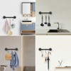 Livabber Industrial Pipe Towel Bar, Rustic Iron Decor Bathroom Hardware