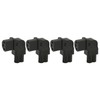 IEC320 C6 to C13 Power Adapter 90 Degree 2.5A‑10A 250V