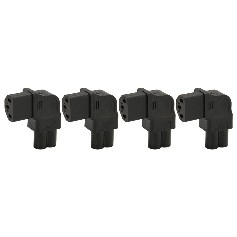 IEC320 C6 to C13 Power Adapter 90 Degree 2.5A‑10A 250V