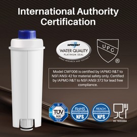 ICEPURE Coffee Filters Compatible with Delonghi DLSC002, SER3017 & 5513292811 Pack of 6