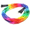 jump rope sports Double Dutch Skipping Rope, 4.30 m, Black/Rainbow