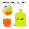 Highwild AR500 Steel Targets 1/2" Thick Metal Shooting Target Set