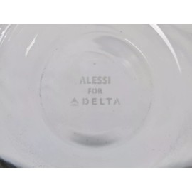 NEW ALESSI FOR DELTA AIRLINES SHORT STEMLESS WINE GLASSES 3.25" Lot of 4