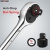 MAXPOWER 1/2-Inch Drive Extendable Ratchet Wrench, 1/2 Inch Drive Ratchet
