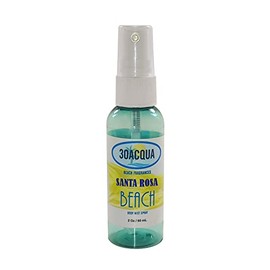 Beach Fragrance Oil with Tropical Fruity-Floral Perfume Notes and Sweet Scent Accords; 2oz Spray Bottle (Santa Rosa Beach)