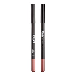 KISS New York Professional Slim Lip Pencil, Creamy Soft Lip Liner, Smooth Long-Lasting Rich Lip Color, Natural Lip Makeup, Water-Resistant Lip Crayon (Natural)