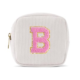 Pocmimut - Bolsa de maquillaje para mujeres y adolescentes, regalo de cumpleaños ideal para novia, profesora y madre, Mini-Blanco, Mini, B Taza
