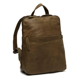 The Chesterfield Brand Bern Leather Backpack 32 cm, Olive Green