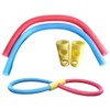 2 Pcs Pool Noodles with 2 Connectors 59 Inch Hollow