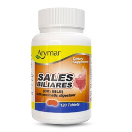 Arymar Sales Biliares Ox Bile with Digestive Enyzmes 120 Tabs