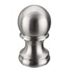 Aspen Creative 24056-10-1, Lamp Finial For Lamp Shade/Brushed Nickel Finish,